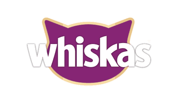 Logo da marca Whiskas